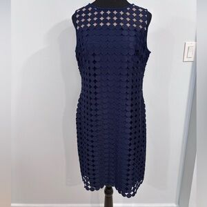 Ralph Lauren Navy Midi Dress